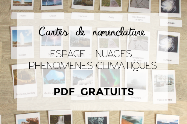 PDF cartes nomenclatures phénomènes climatiques